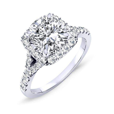 Cushion Diamond Engagement Ring (clarity Enhanced)